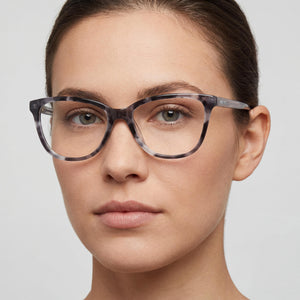 Nine West Nw5212 Rectangle Eyeglasses Women — side view, Gray Metal temples
