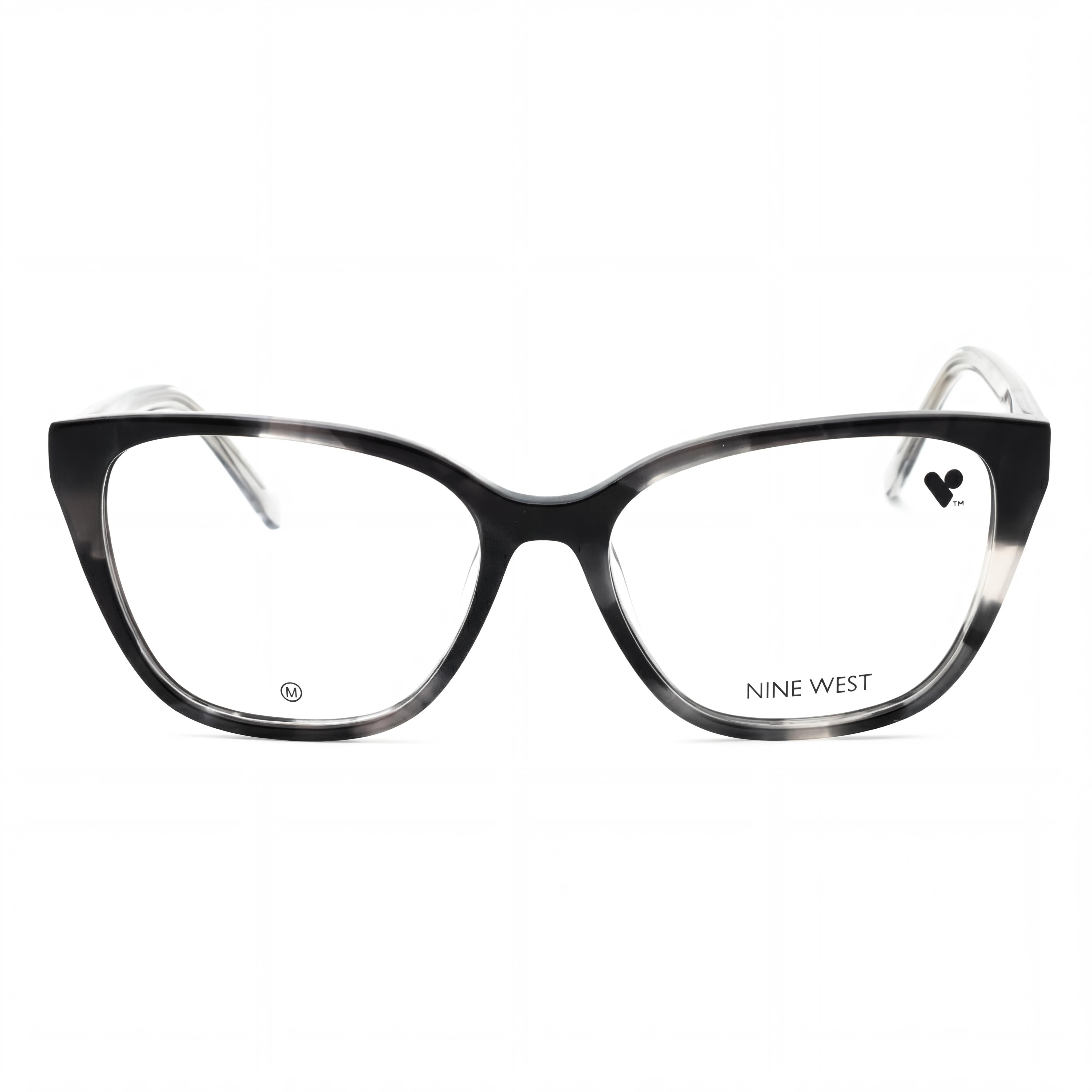 Nine West NW5213 Smoke Tortoise Rectangle Eyeglasses for Men, 53mm, Photo 2