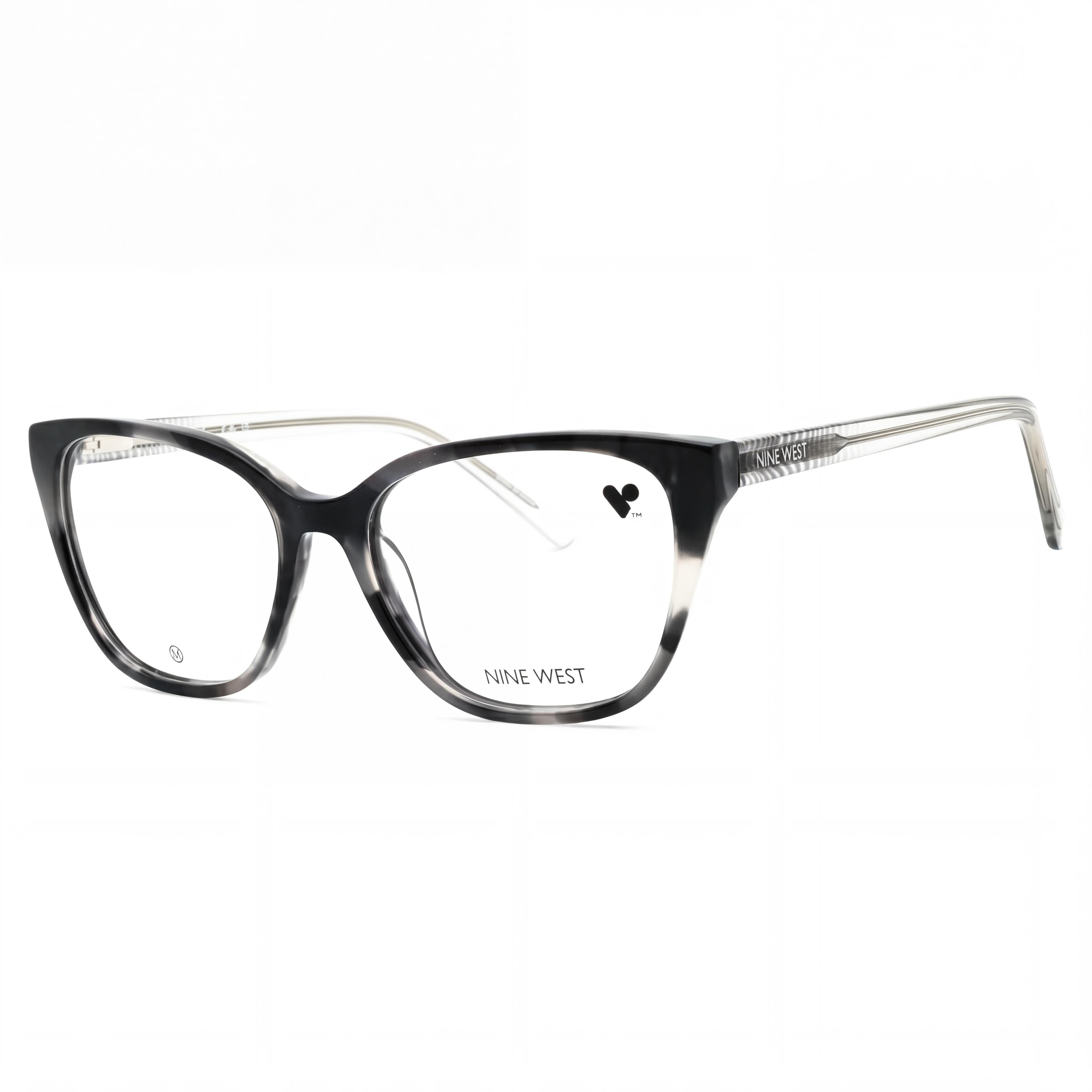 Nine West NW5213 Smoke Tortoise Rectangle Eyeglasses for Men, 53mm, Photo 1