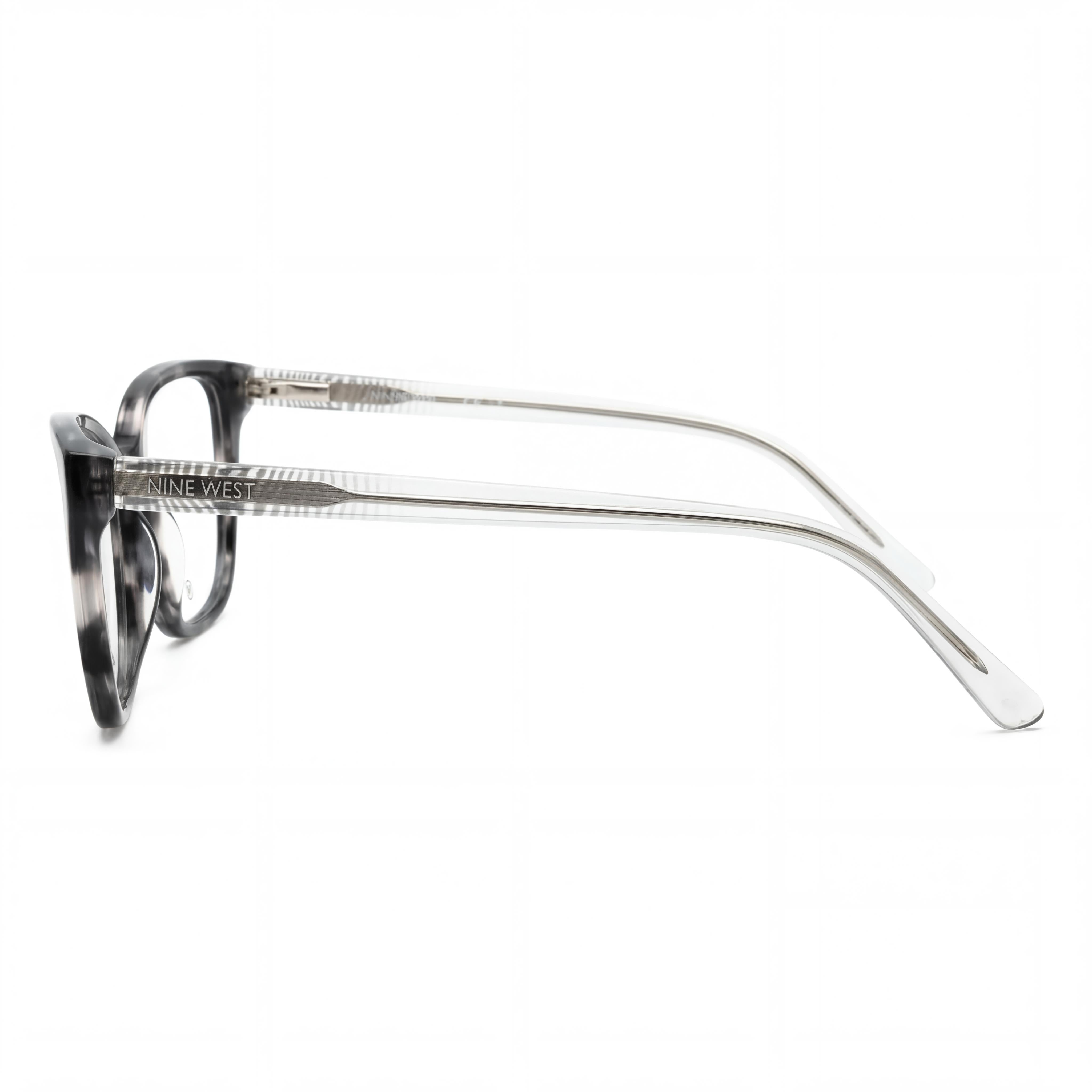 Nine West NW5213 Smoke Tortoise Rectangle Eyeglasses for Men, 53mm, Photo 3