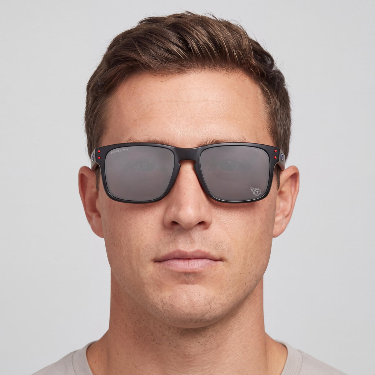 Oakley Holbrook Matte Black Square Sunglasses for Men, 57mm, Photo 5