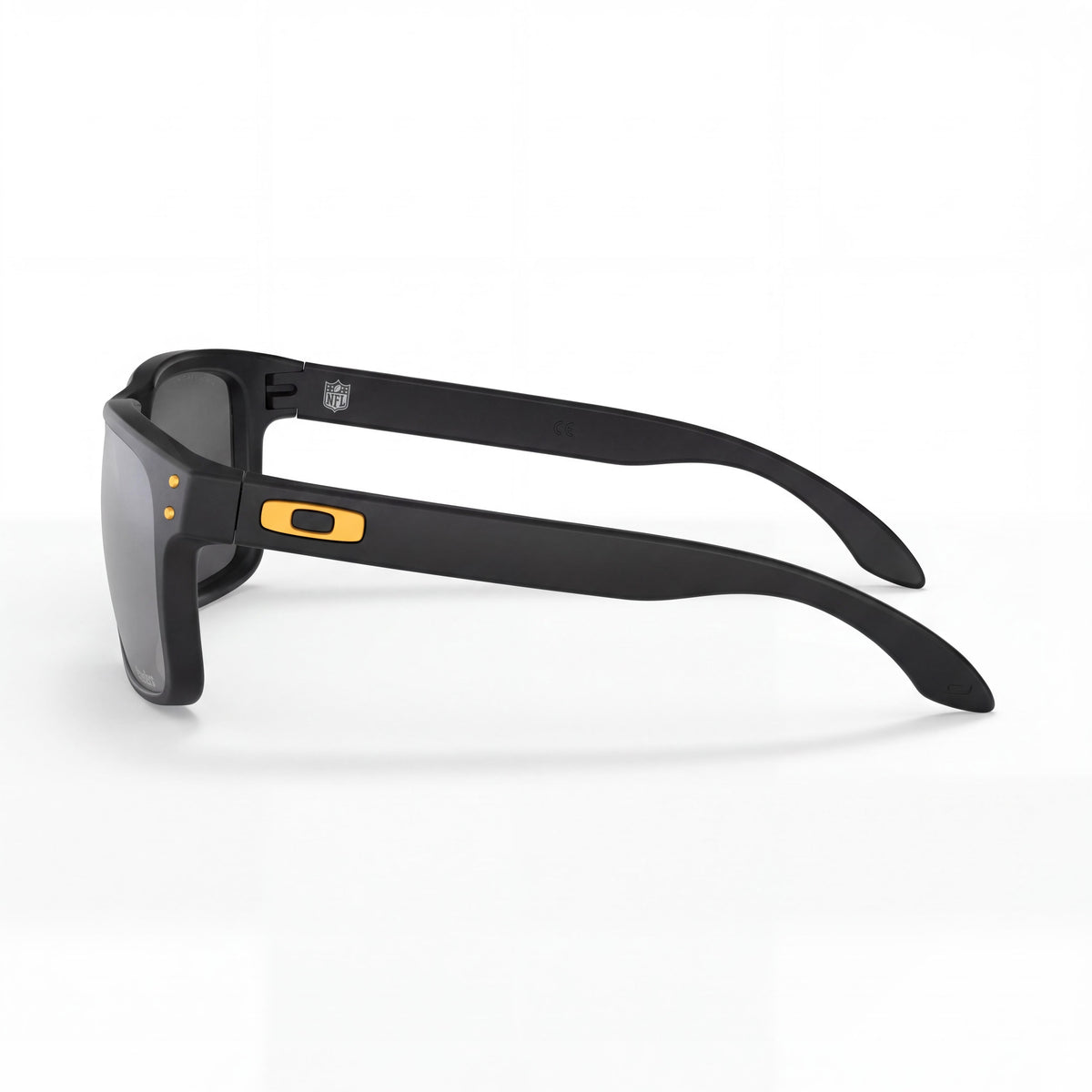 Gafas de sol Oakley Holbrook cuadradas para hombre, policarbonato negro mate, lentes espejadas Prizm Black Iridium, protección UV, 57 mm, Photo 3