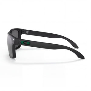 Oakley Holbrook Square Sunglasses Men — side view, Non-Polarized Prizm Black Iridium lens