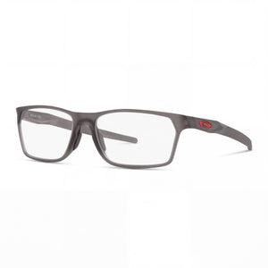 Oakley Ox8032 Hex Jector Gray Rectangle Eyeglasses for Unisex, Plastic frame