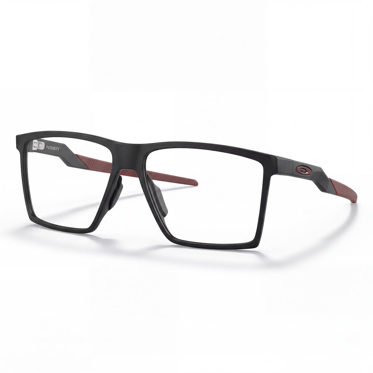Oakley Ox8052 Futurity Black Rectangle Eyeglasses for Men, 57mm, Photo 1