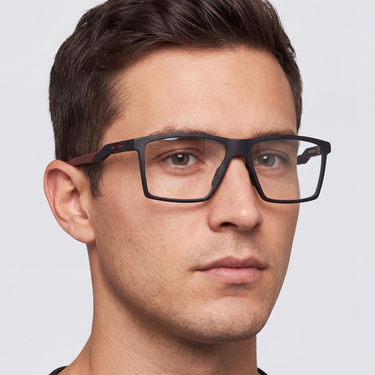 Oakley Ox8052 Futurity Black Rectangle Eyeglasses for Men, 57mm, Photo 4