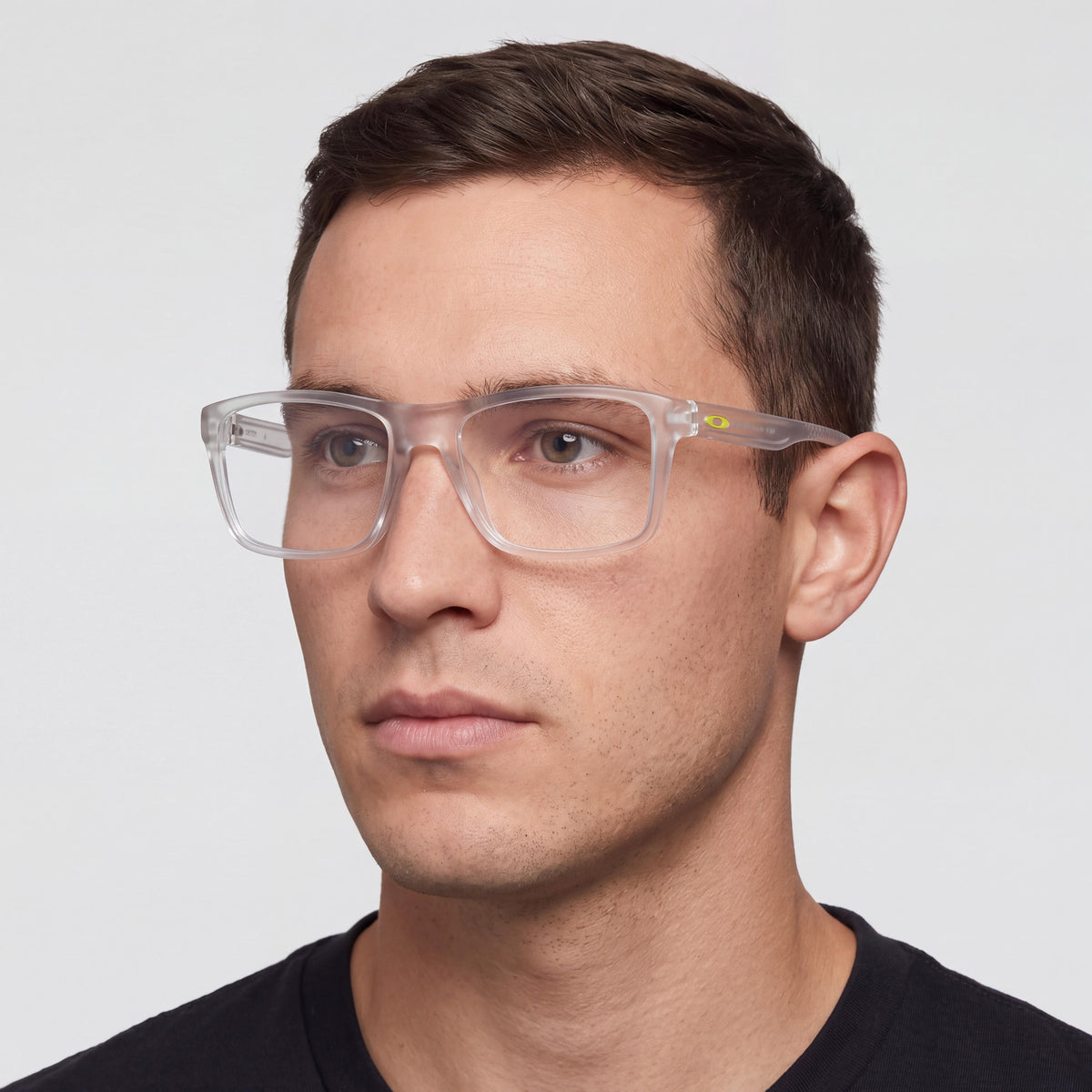Oakley Ox8178 Rafter Matte Clear Rectangle Eyeglasses for Men, 55mm, Photo 4