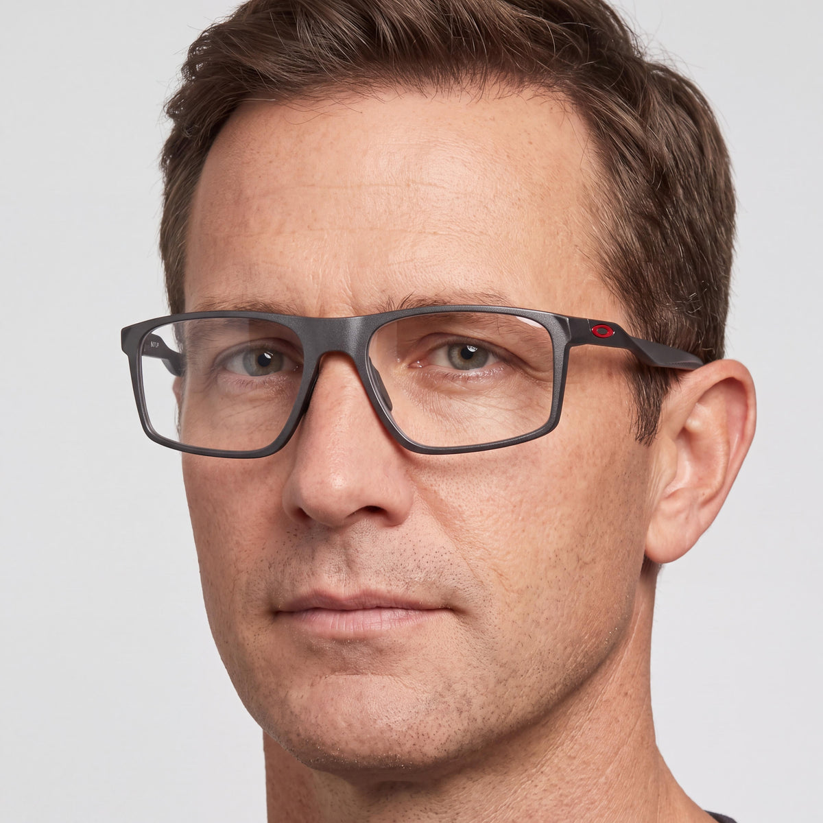 Oakley Ox8183 Bat Flip Satin Light Steel Eyeglasses for Men, 54mm, Photo 4