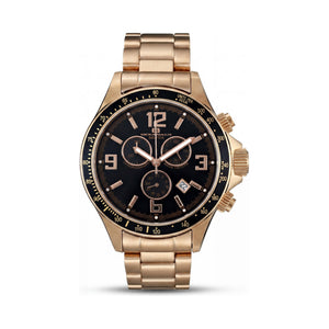 Oceanaut Baltica Gold Dial Stainless Steel Men's Watch, 42mm