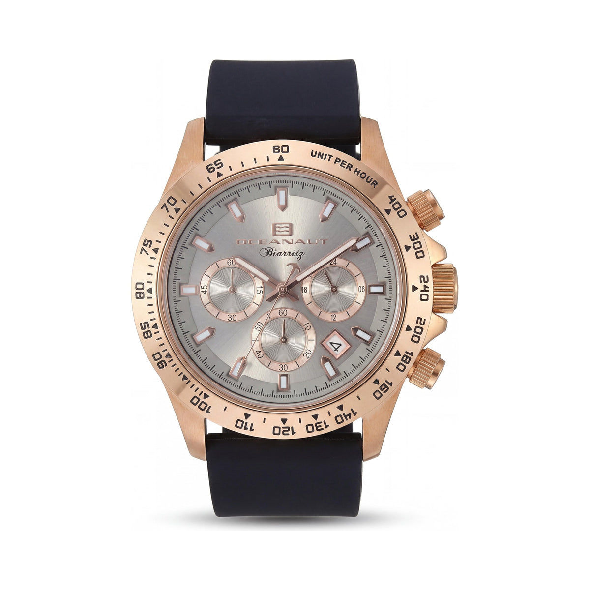 Oceanaut Biarritz Men's Black Chronograph Watch, 44mm, Photo 1