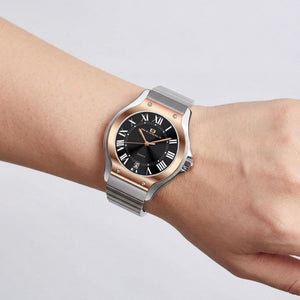 Oceanaut Women's Watch — side view, Stainless Steel case