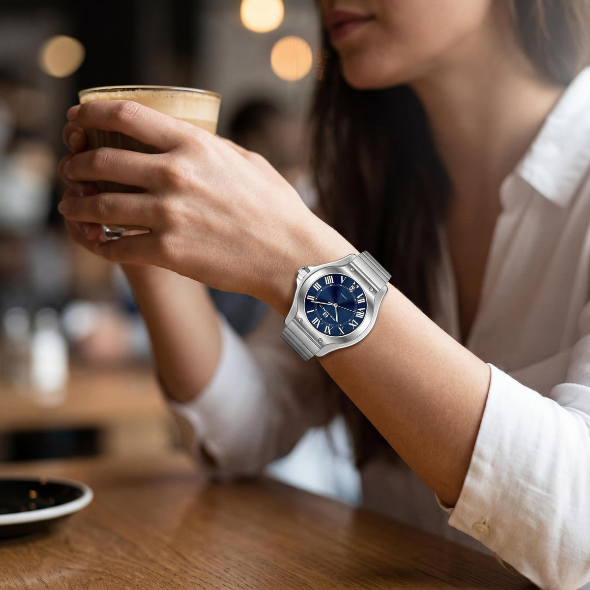 Oceanaut Women's Quartz Watch, Blue Dial Stainless Steel, Photo 4