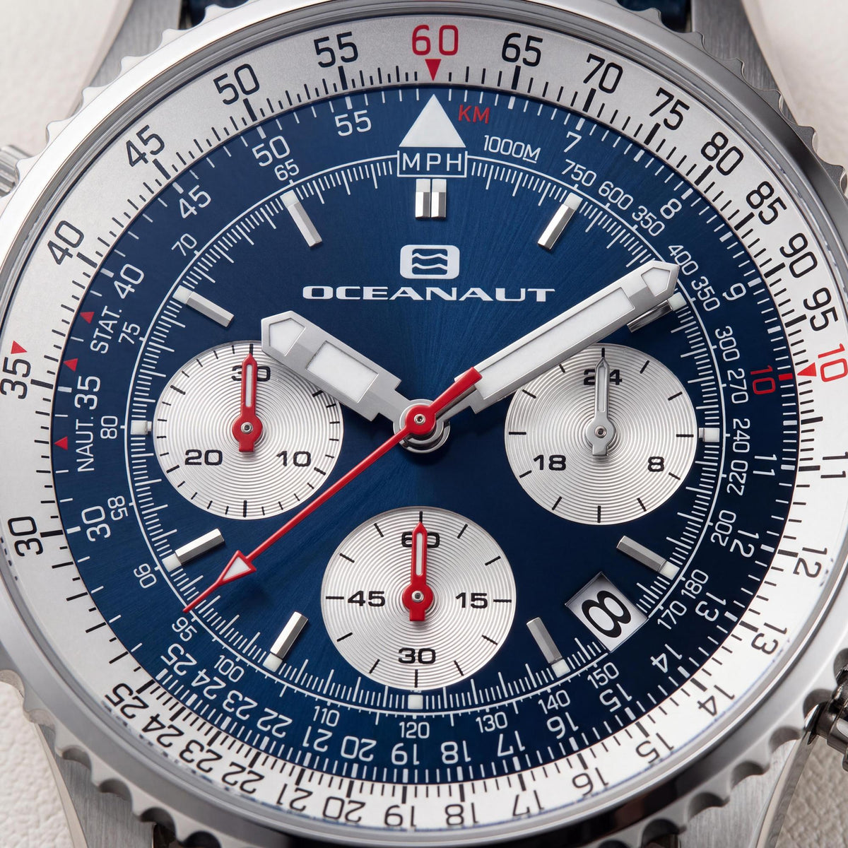 Oceanaut Classic Men's Blue Chronograph Watch, 40mm, Photo 2
