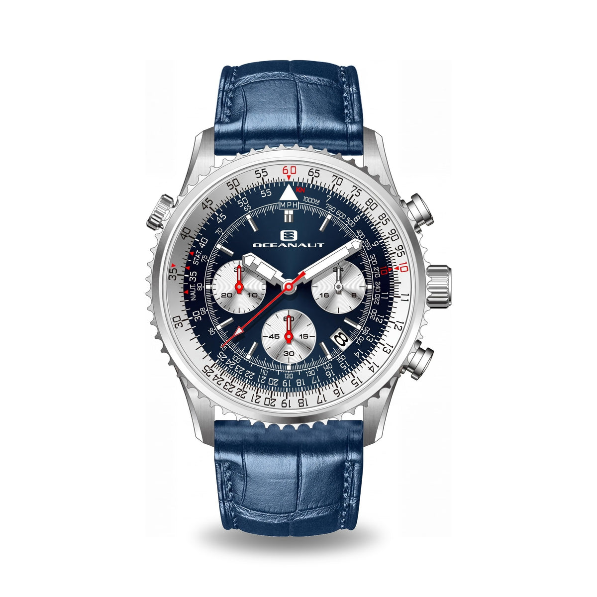 Oceanaut Classic Men's Blue Chronograph Watch, 40mm, Photo 1