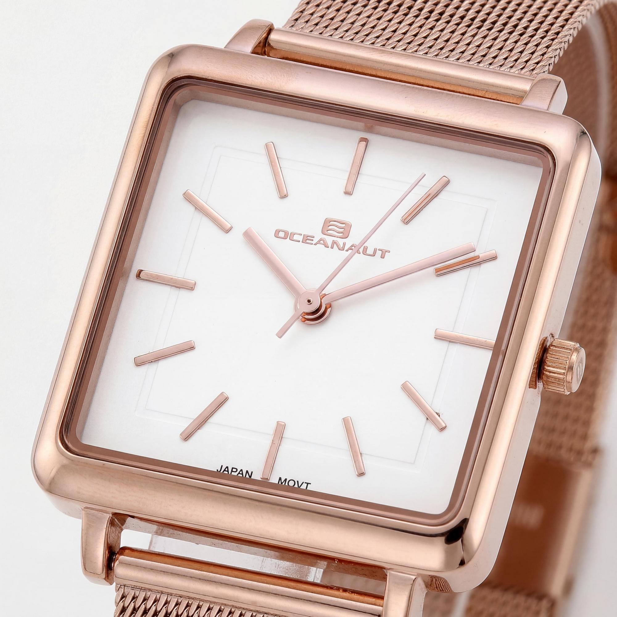 Reloj para mujer Oceanaut, esfera blanca, acero inoxidable de 40 mm, Photo 2