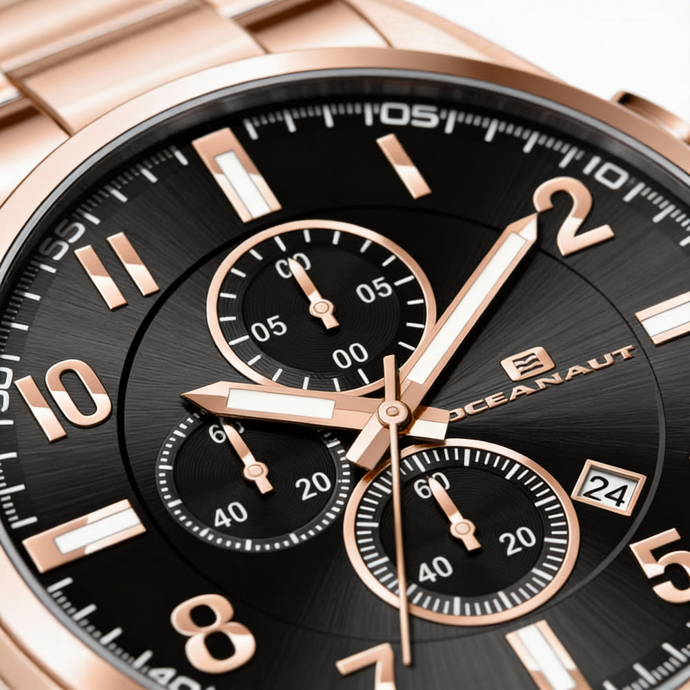 Oceanaut Men's Watch — front view, Quartz movement 40mm