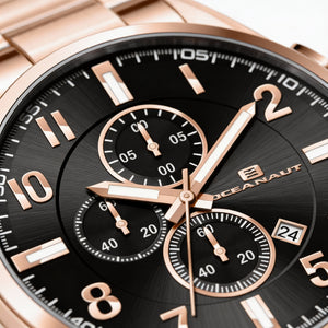 Oceanaut Men's Watch — front view, Quartz movement 40mm