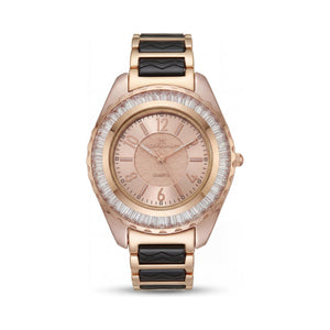 Oceanaut Rose Gold Dial Stainless Steel Women's Watch, 40mm