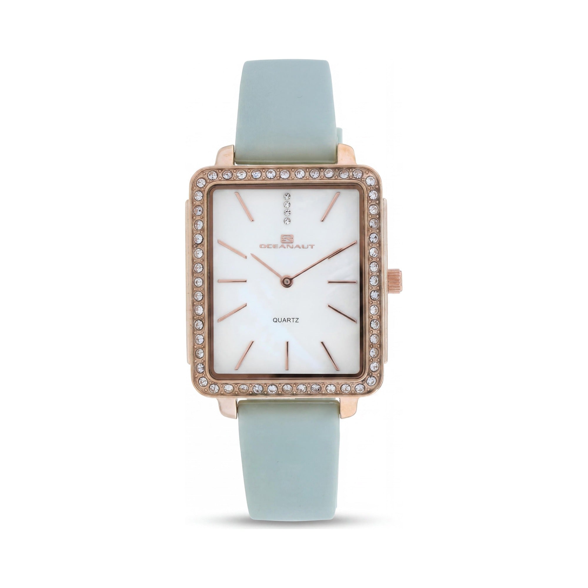 Reloj cronógrafo Oceanaut para mujer, esfera blanca, acero inoxidable de 44 mm, Photo 1