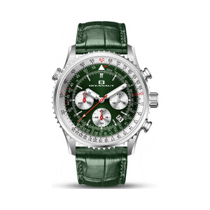 Oceanaut Green Dial Stainless Steel Men's Watch, 46mm