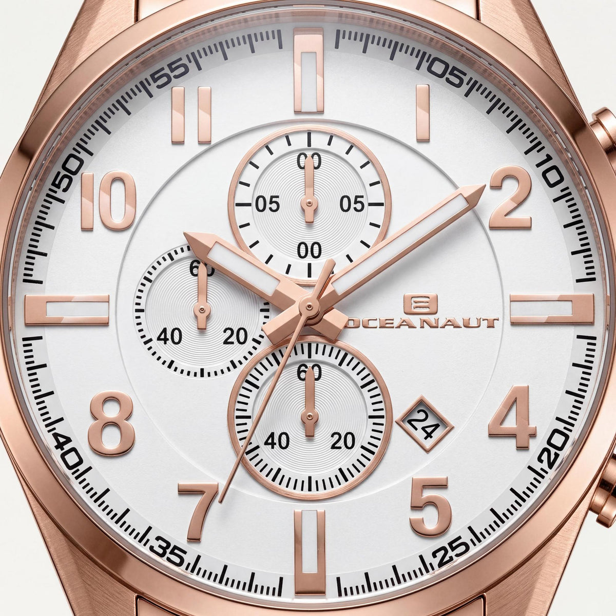 Oceanaut OC5855 Men's Stainless Steel Watch, Silver Dial 40mm, Photo 2