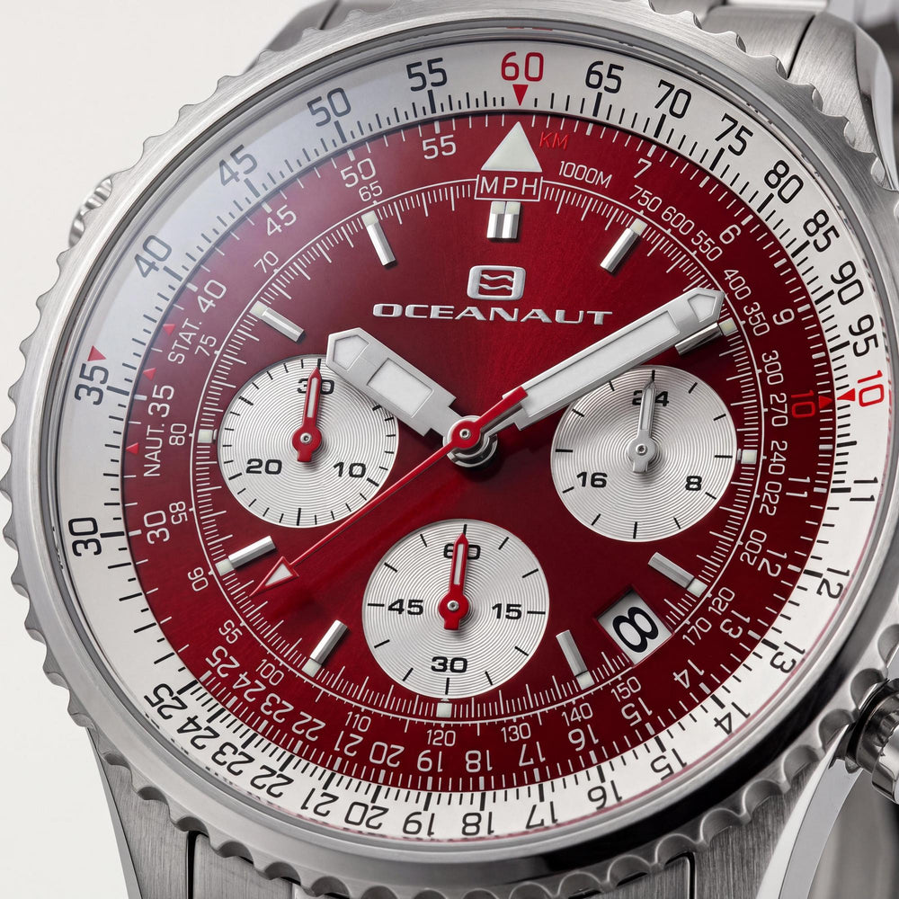 Oceanaut Men's Watch — front view, Quartz movement 40mm