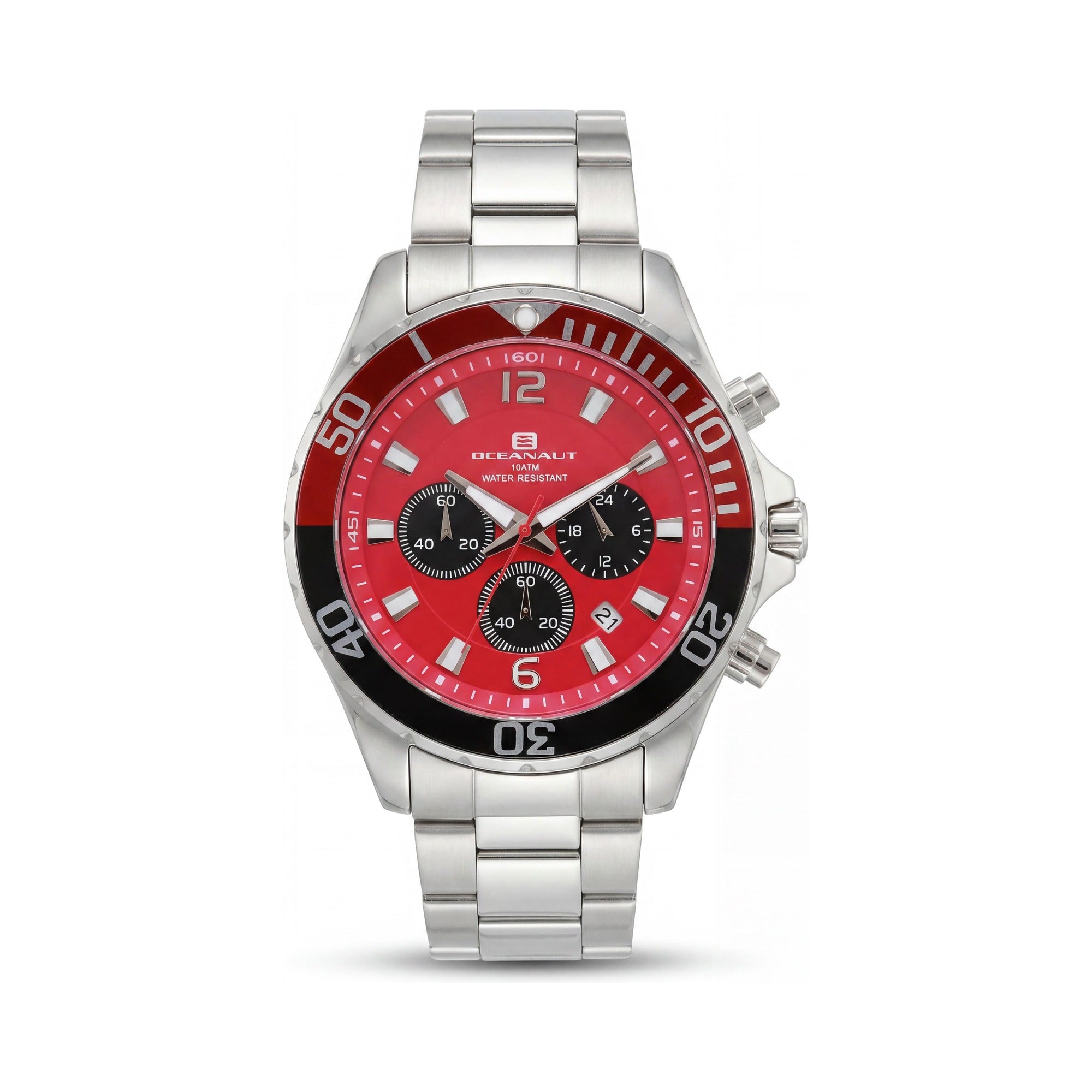 Oceanaut Men's Quartz Watch, Black Dial Stainless Steel, Photo 1