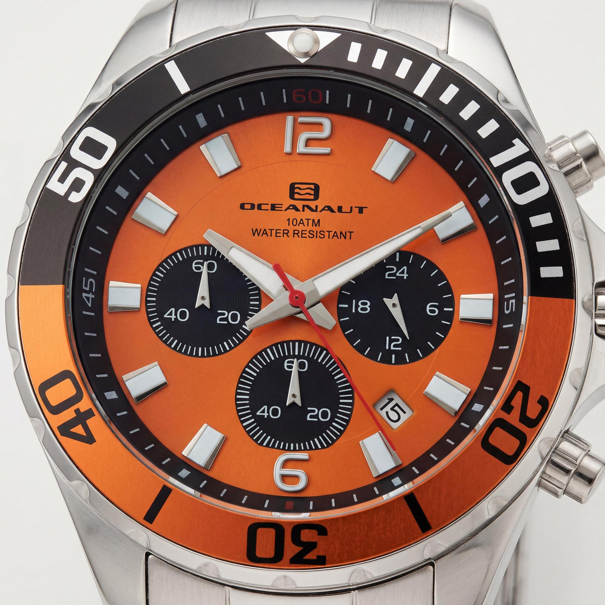 Oceanaut Sevilla Men's Orange Chronograph Watch, 45mm, Photo 2