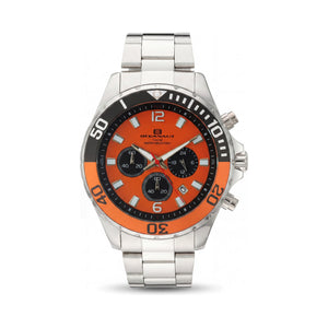 Oceanaut Sevilla Orange Stainless Steel Men's Watch, 45mm