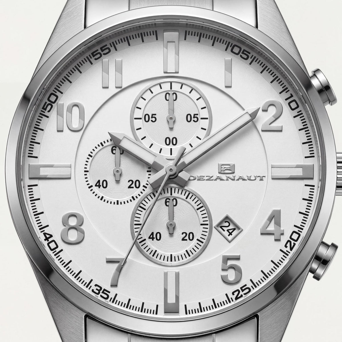 Oceanaut Men's Chronograph Watch, Silver Dial Stainless Steel 46mm, Photo 2