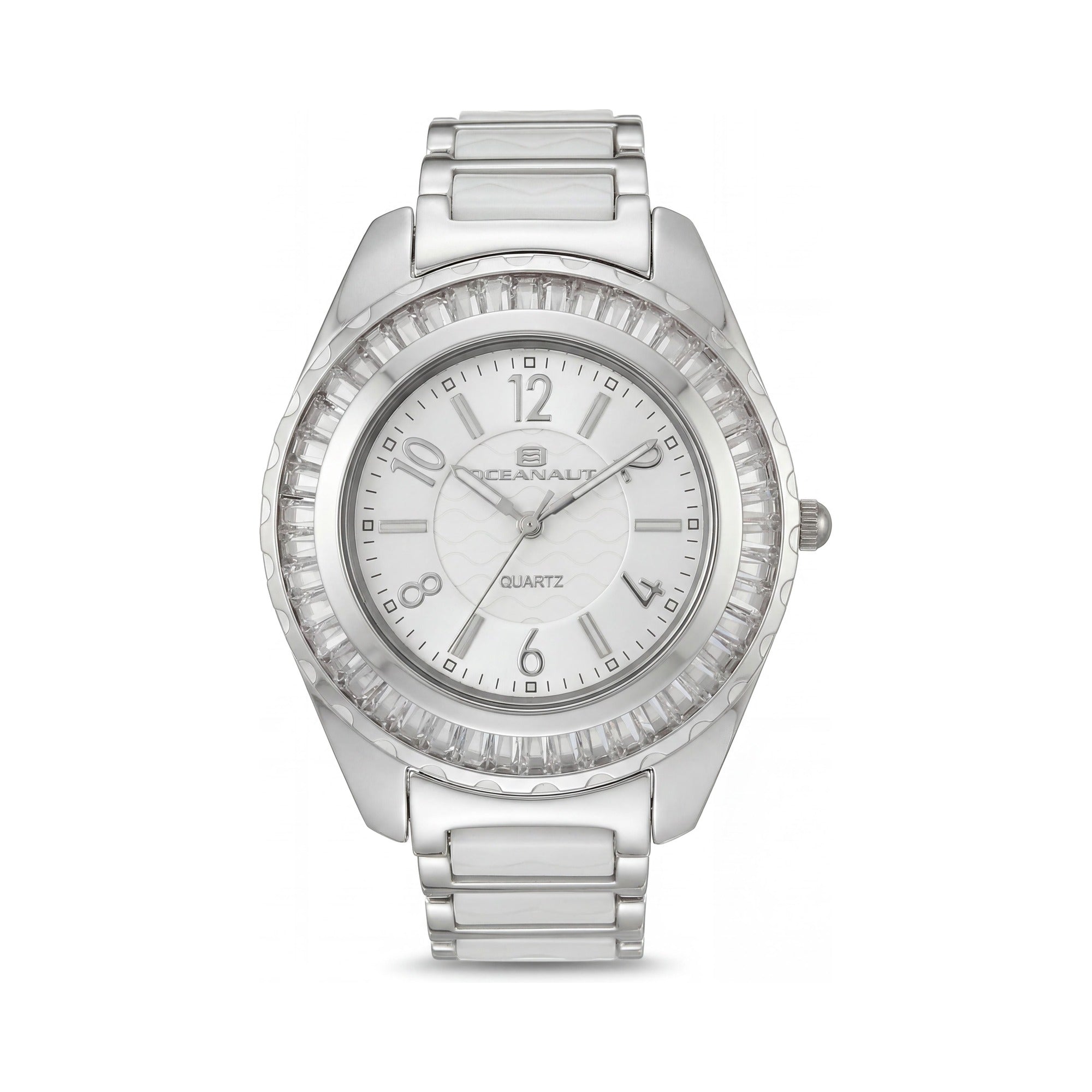 Reloj Oceanaut para mujer, esfera plateada de acero inoxidable 40 mm, Photo 1