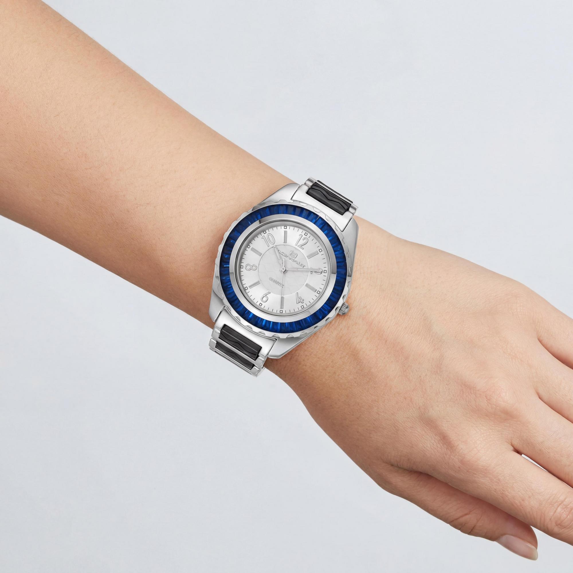Reloj Oceanaut para mujer, esfera plateada de acero inoxidable, Photo 3