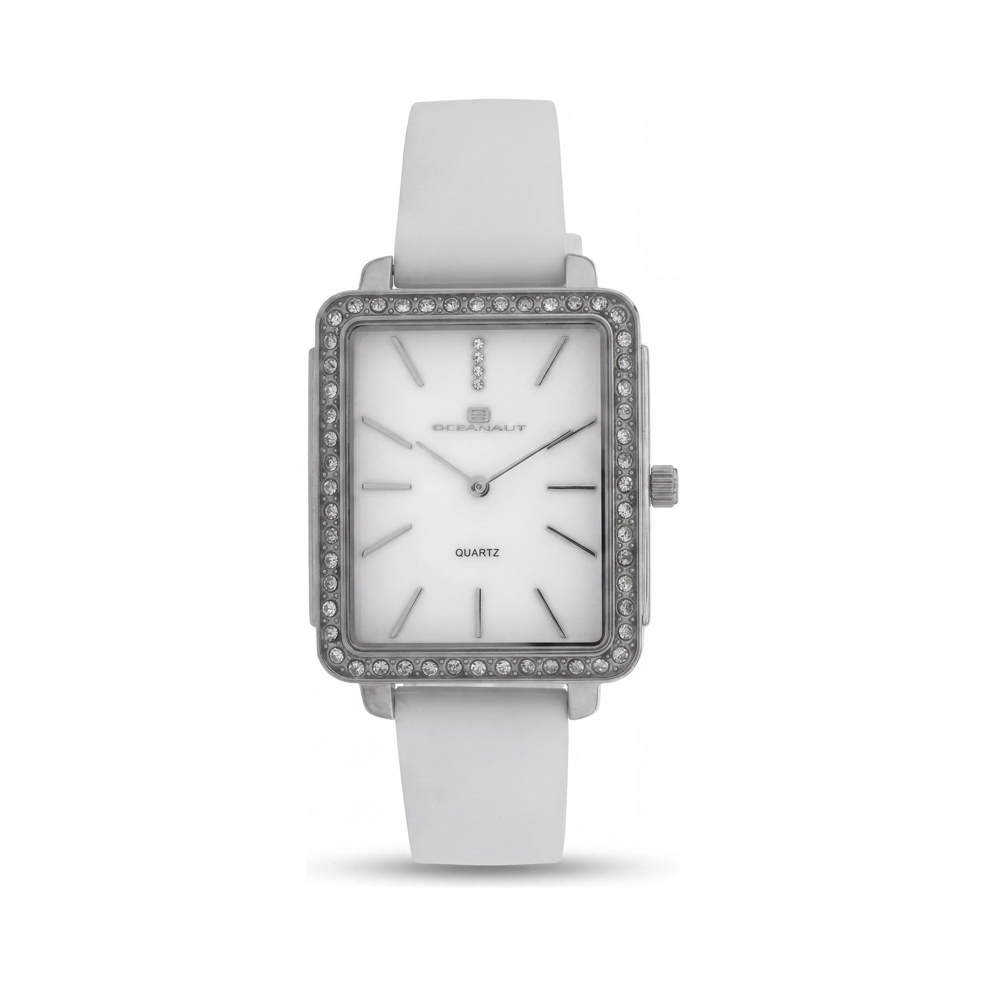 Reloj Oceanaut para mujer, esfera blanca de acero inoxidable de 44 mm, Photo 1