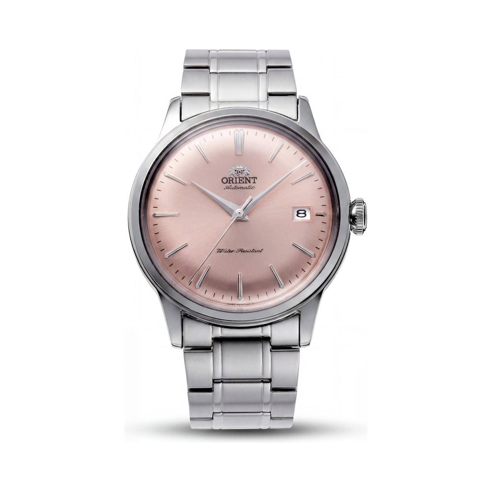 Orient Classic Silver Stainless Steel Unisex Watch, 38mm
