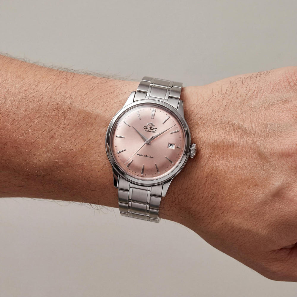 Orient Classic Unisex Watch — side view, Stainless Steel case 38mm
