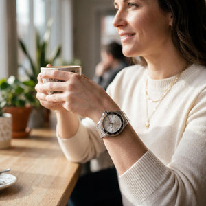 Orient Modern Unisex Watch — wrist wear, Stainless Steel band everyday timepiece