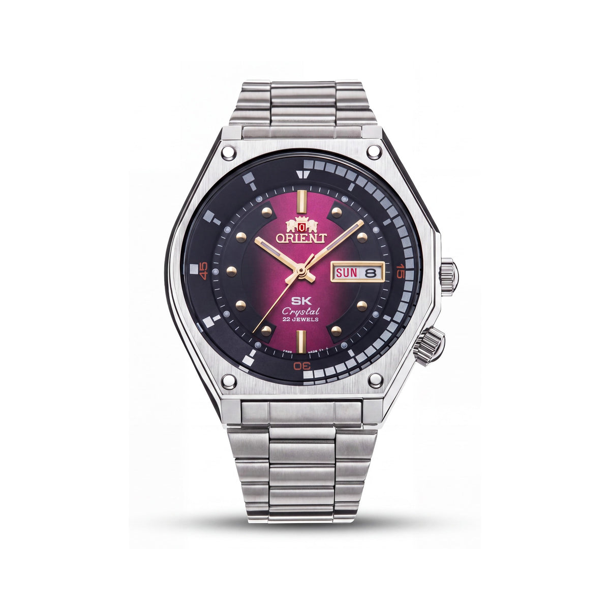 Orient RA-AA0B02R39B for Men Silver Chronograph Watch, 42mm, Photo 1