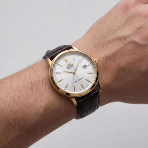 Orient Symphony III Men's Watch — side view, Stainless Steel case 42mm