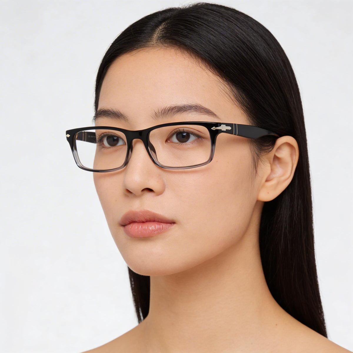 Gafas de sol rectangulares Persol Po3050v negras para mujer, de acetato de 53 mm, Photo 3