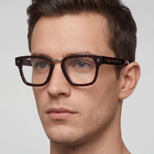 Philipp Plein Havana Eyeglasses Men — lifestyle wear, office and reading