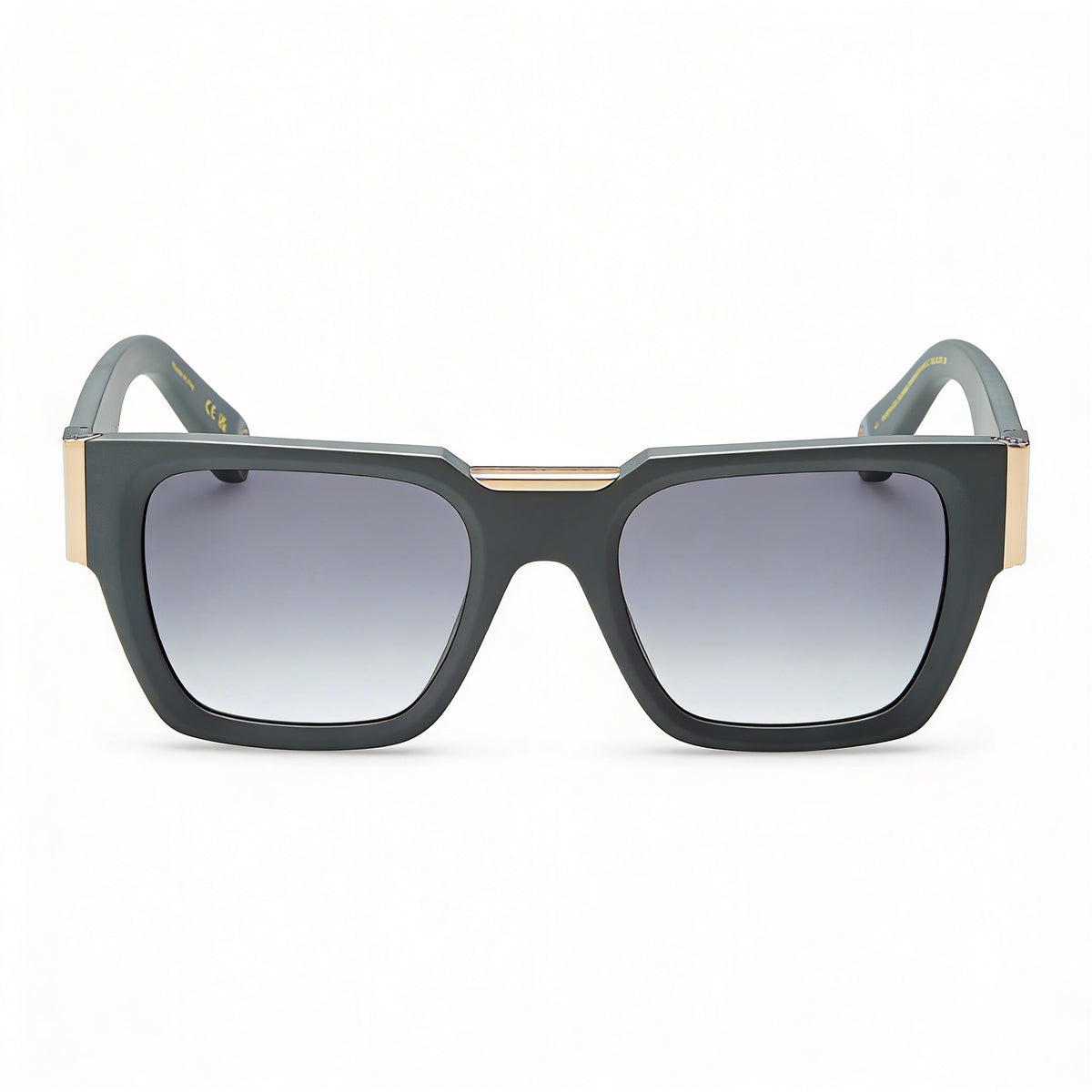Gafas de sol cuadradas Philipp Plein Spp095m gris mate para hombre, 52 mm, Photo 2