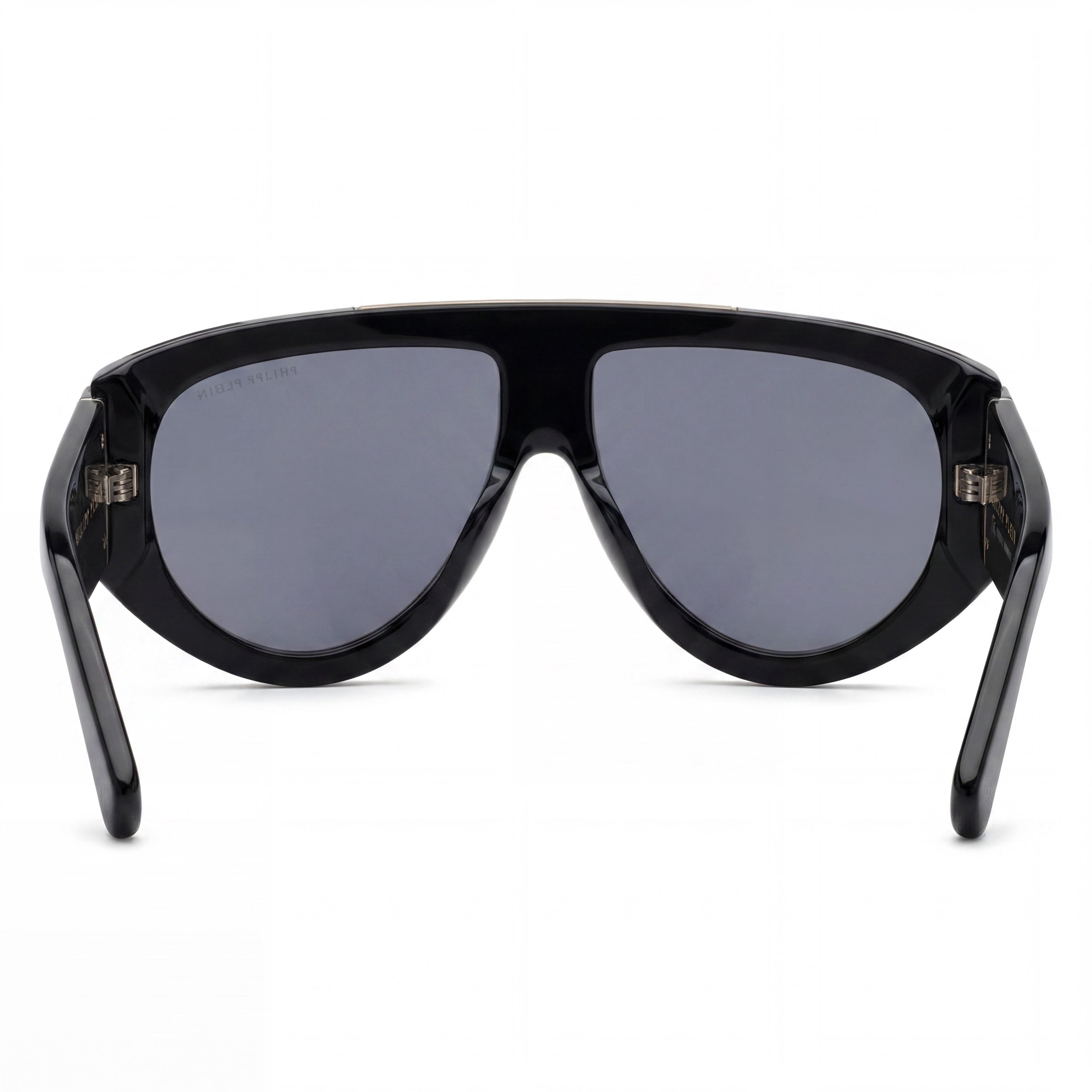 Gafas de sol Philipp Plein SPP127M tipo máscara con espejo negras para hombre, 60 mm, Photo 3