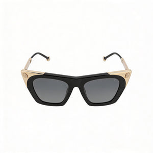 Philipp Plein Spp134s Cat Eye Sunglasses for Women — front view, Plastic frame