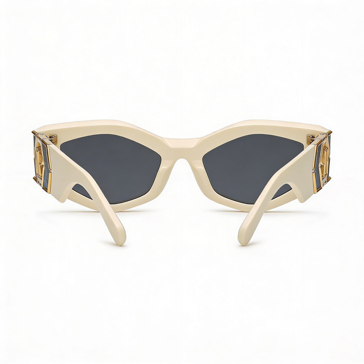 Philipp Plein Spp136m Beige Rectangle Sunglasses Unisex, 52mm, Photo 3