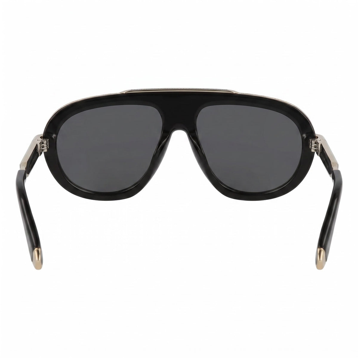 Gafas de sol rectangulares para hombre Philipp Plein Spp151m en negro brillante, 57 mm, Photo 4