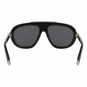 Philipp Plein Spp151m Rectangle Sunglasses for Men — interior view, Non-Polarized lens detail