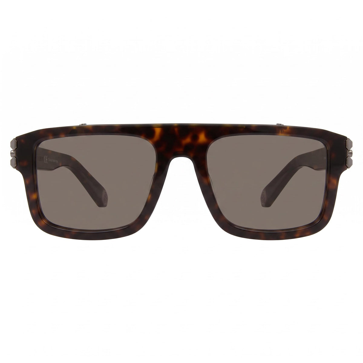 Gafas unisex Philipp Plein VPP021M Havana Browline, 53 mm, Photo 2