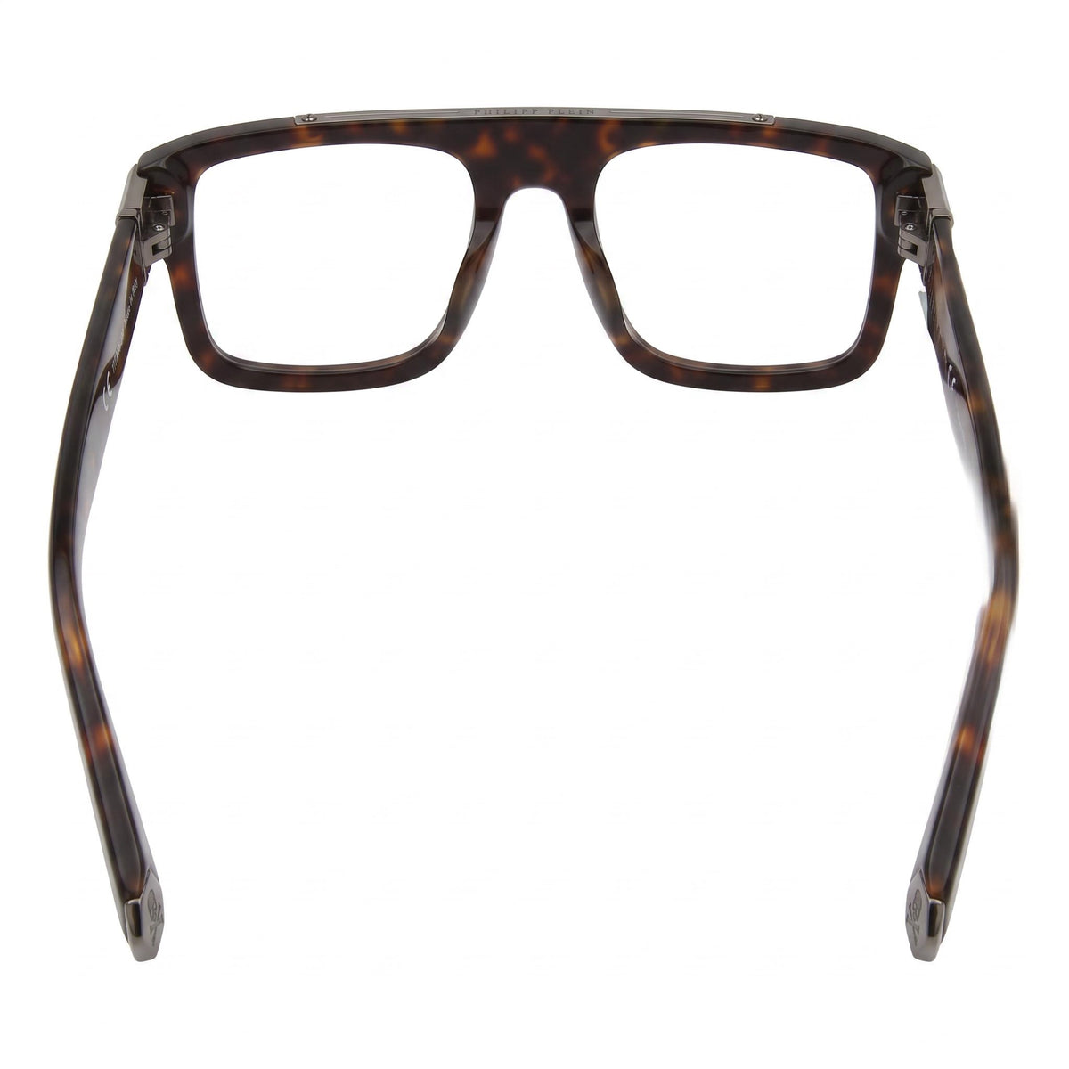 Gafas unisex Philipp Plein VPP021M Havana Browline, 53 mm, Photo 4