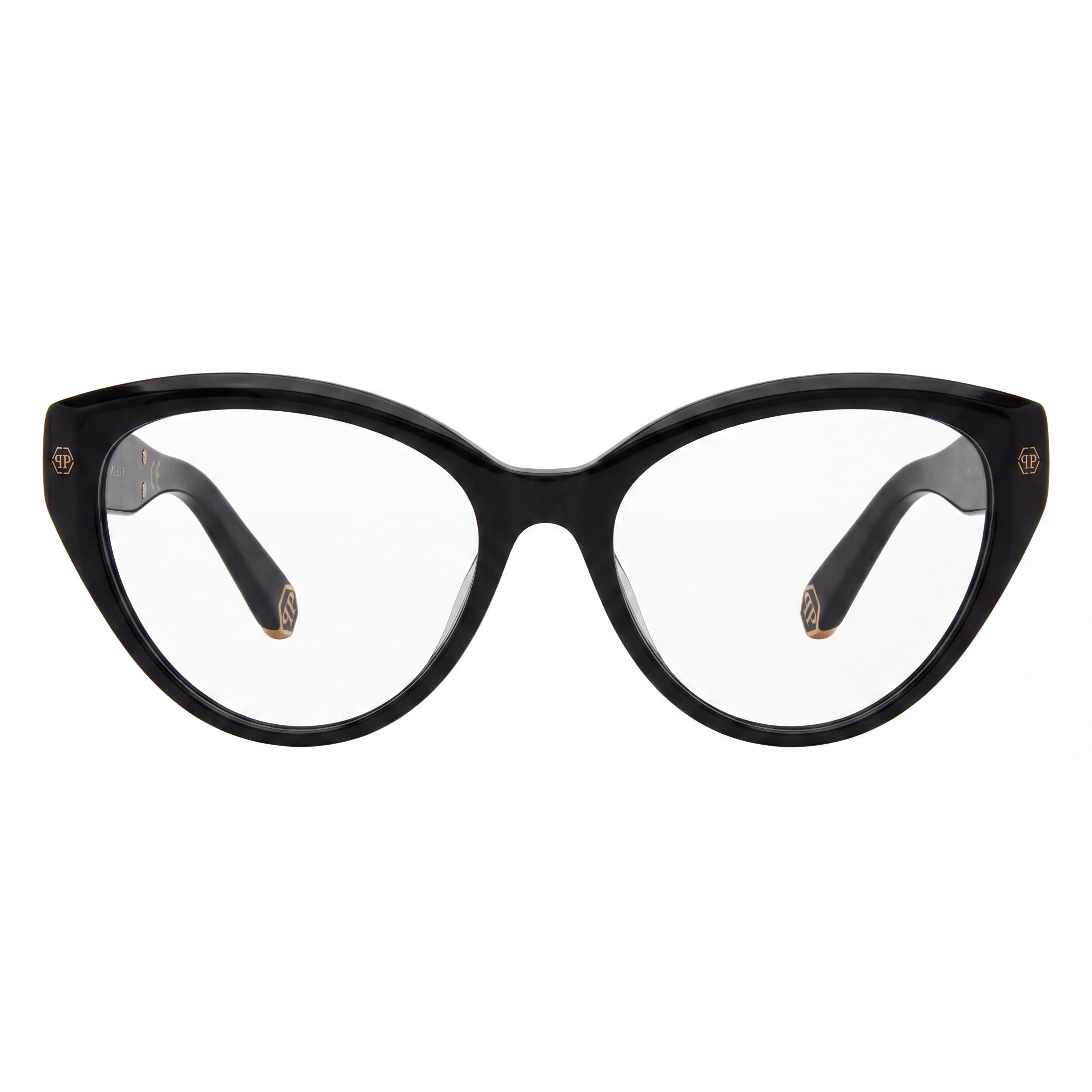 Philipp Plein VPP052M Black Rectangle Eyeglasses for Women, 54mm, Photo 2