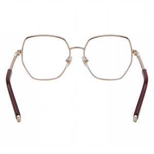 Philipp Plein Vpp054s Rectangle Eyeglasses Women — side view, 135mm temples